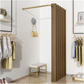di Prova Portatile con Tenda a L, Ideale per Uso Interno/Esterno, armadietto per la Privacy per camerino, Arredamento per Camera da Letto, Design Semplice ed Elegante.